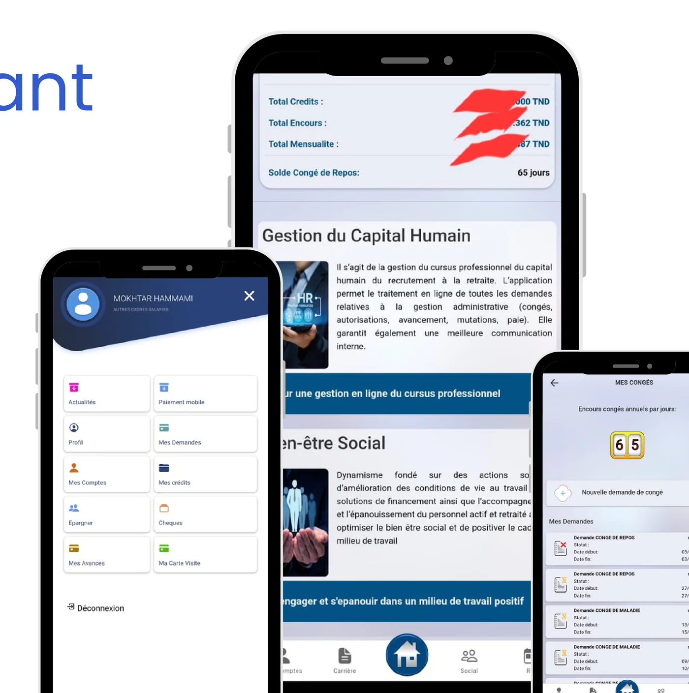 The previous DigiRH app the project replaced